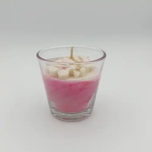 Bougie marbrée fleur de cerisier