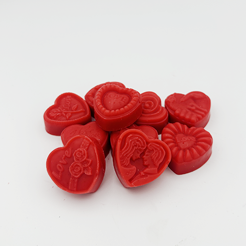 Les bougies & fondants de Saint-Valentin - Fondants pomme d'amour