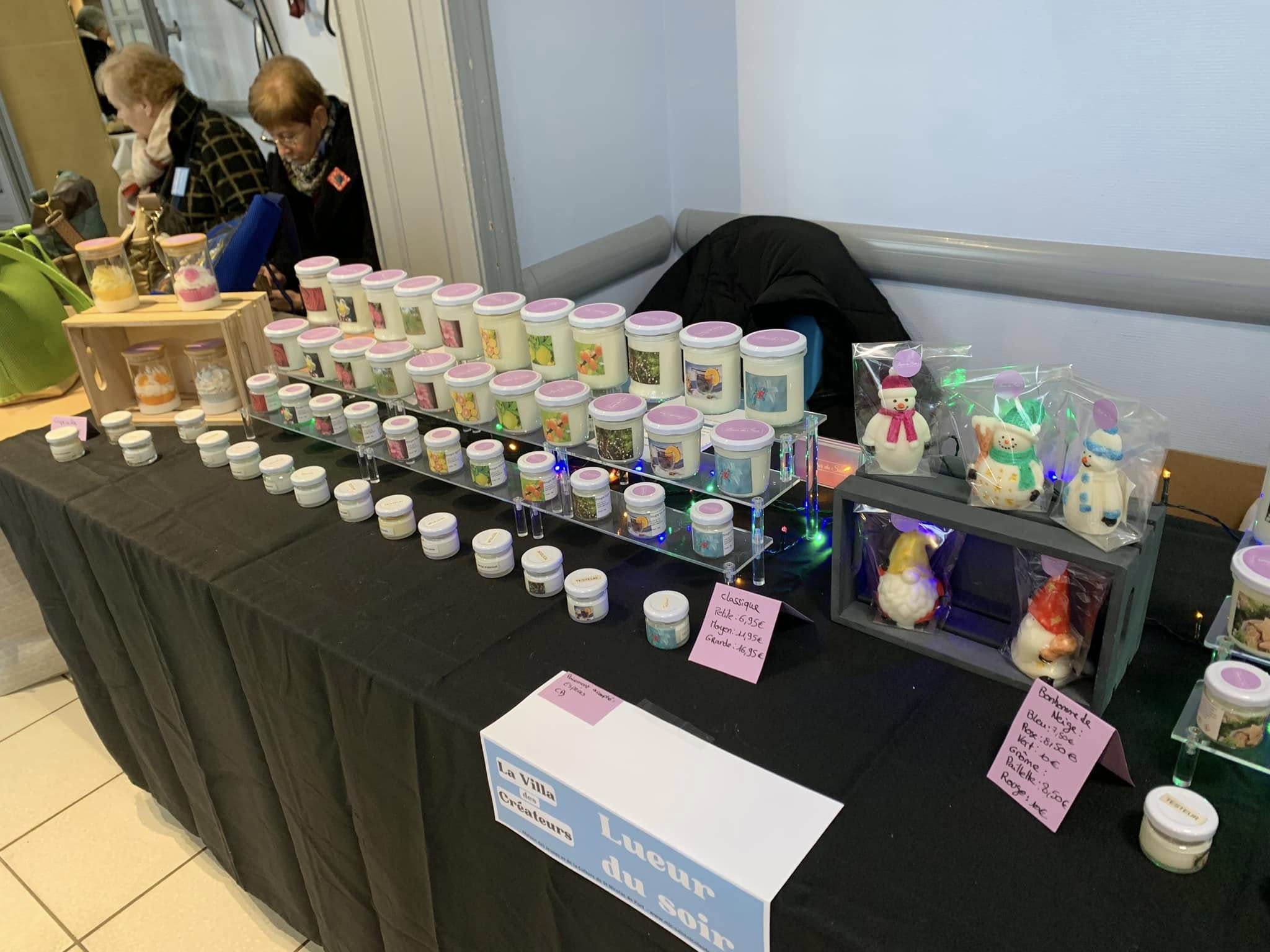 Les bougies & fondants de Noël